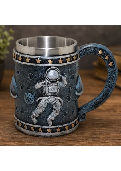 3D Astronot Tasarımlı Kupa