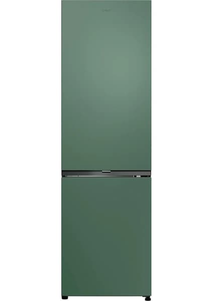 Candy CNCQ2T518EG Kombi Tipi No Frost Buzdolabı E Enerji Sınıfı 279 Lt Yeşil Renkli Şık Tasarım