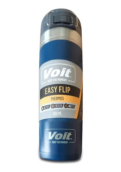 Belirtilmemiş Voit Matara (Suluk) Easy Flıp Thermos / Mavi / 800Ml 1Vtaktm30080 /