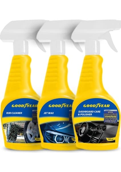 Belirtilmemiş Goodyear Tüm Araçlara Özel 3'lü Cila Bakim