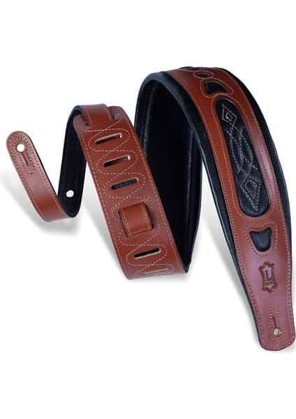 Belirtilmemiş Levy's Leathers PM31-BLK 2,5 Inç Köpük Pedli Deri
