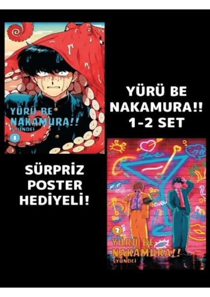 Yürü Be Nakamura 1-2 Poster Hediyeli Set Kitabı ve Fiyatı