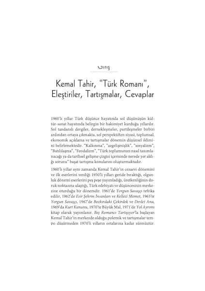 Kemal Tahir ve Türk Romanı: Eleştiriler, Tartışmalar