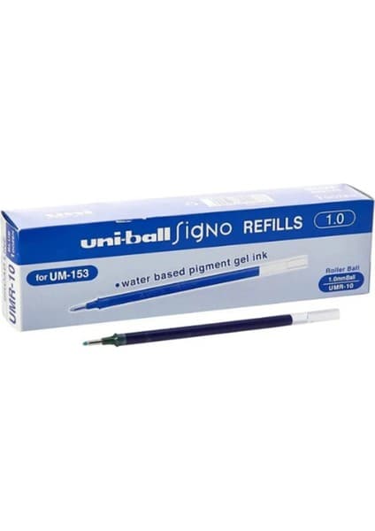 Uni-Ball Roller Kalem Yedeği Um 153 Mavi Umr-10