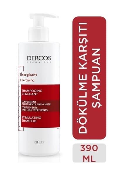 Dercos Energy+ 400 ml Saç Dökülmesine Karşı Şampuan