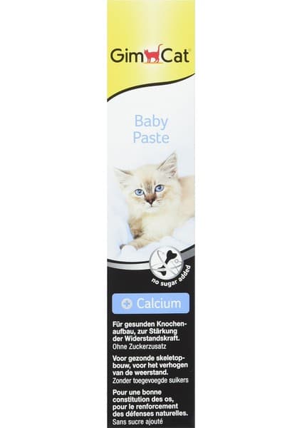 Gimcat Paste Yavru Kediler İçin Vitamin Macunu 50 gr Kalsiyum İçeren Sağlıklı Besin Takviyesi