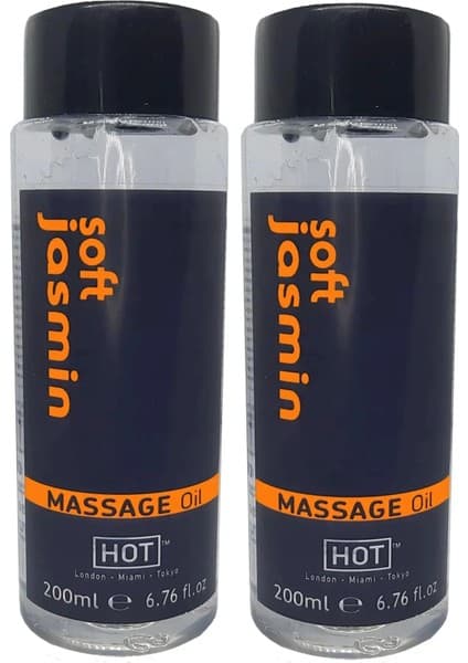 Bezos Süper Soft Jasmin Massage Oil 400 ml Aromalı Rotik Masaj Yağı x 2