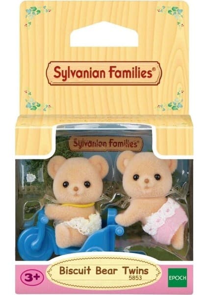 Colezium 5853 Sylvanian Families Biscuit Ayı Ikiz Bebekler +3