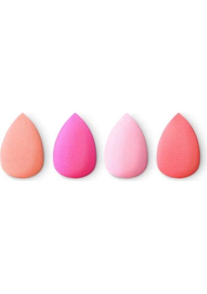 Kiko Milano KikoMilano Nude Rose Renkli Makyaj Süngeri Mini Blender Kıt 01 Profesyonel Makyaj