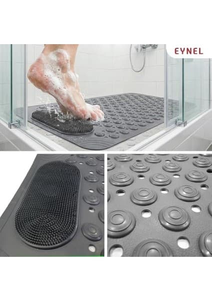 Vantuzlu Banyo ve Duş Kaydırmazı Duşa Kabin Küvet Içi Vantuzlu Banyo Paspası (35X69 Cm)