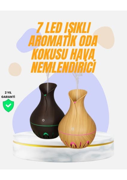 Epilons Led Işıklı Ultrasonik Oda Nemlendirici Ve Uçucu Yağ Fiyatı