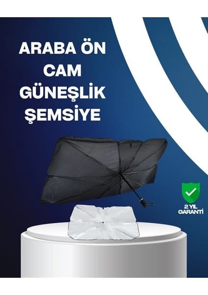 Epilons Isı Ve Uv Engelleyici Güneşlik – 360° Bükülebilir Şemsiye Sapı İle