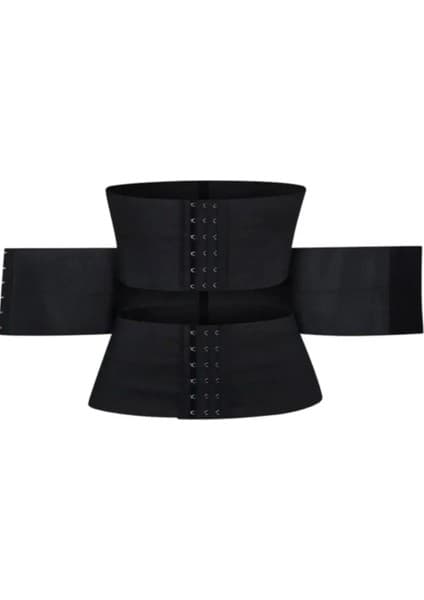 Agraflı Latex Korse Inceltici Kum Saati Sıkılaştırıcı Bel