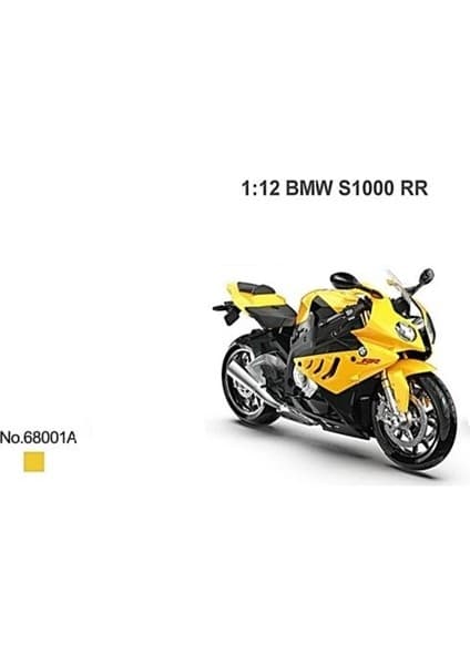 Msz (Metal Speed Zone) 1/12 - Bmw S1000 Rr Sarı -