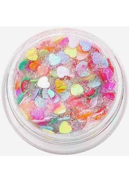 Belirtilmemiş Glitter Jel Far Kremsi Jel Far Kalpli,