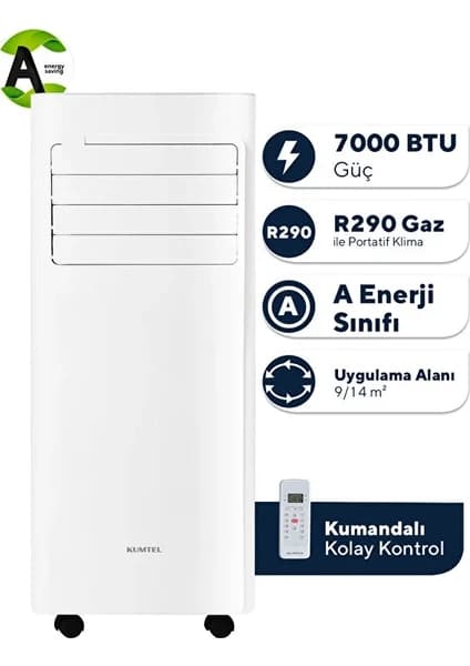 Kumtel KMPAC-7 Juniper Portatif Taşınabilir Klima