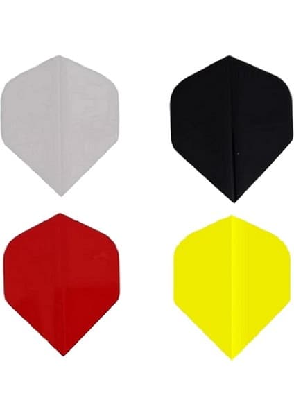 4 Set (12 Adet) 4 Renk Dart Flight-Flayt-Kanat. 100