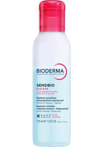 Bioderma Sensibio H2O Eye Çift Fazlı Göz, Dudak, Kirpik Micellar Makyaj Temizleyici Provitamin