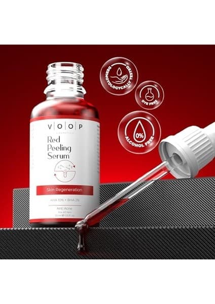 Fantastik Store Voop Kırmızı Peeling, Cilt Yenileyici Serum 30