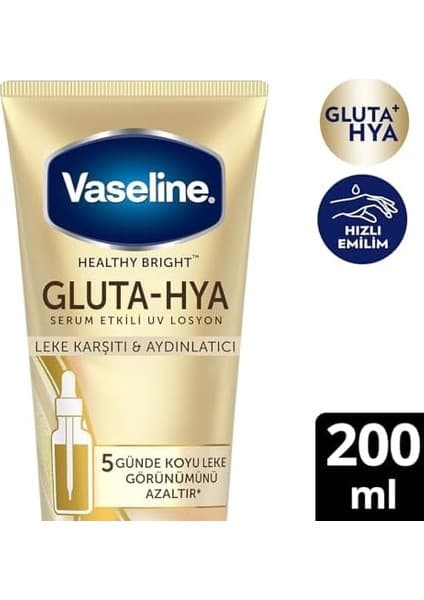 Fantastik Store Gluta Hya Serum Etkili Uv Losyon Leke Karşıtı ve Aydınlarıcı 200