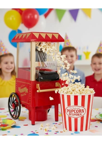 Sepetopia Yağsız Popcorn Makinesi Sıcak Hava ile Hızlı Fiyatı