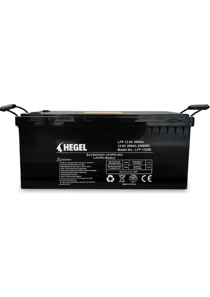 Hegel Lifepo4 Lityum Akü 12.8V 200AH Fiyatı - Taksit Seçenekleri