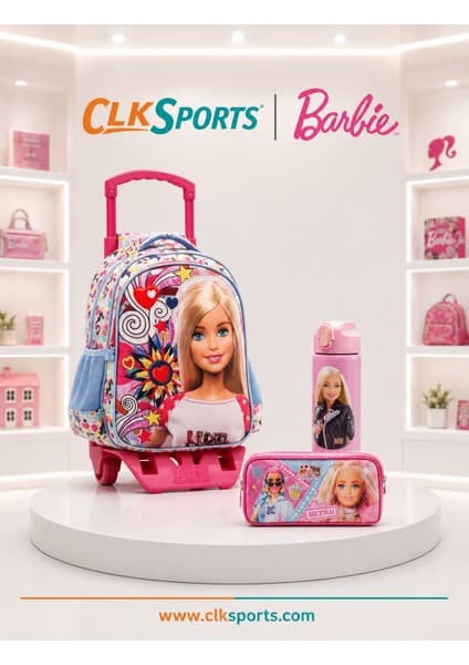 Barbie Çekçekli Okul Sırt Çantası , Kalem