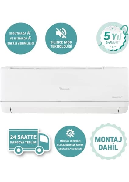 Baymak Elegant Aır 12000 Btu A++ İnverter Klima (Montaj Dahil)