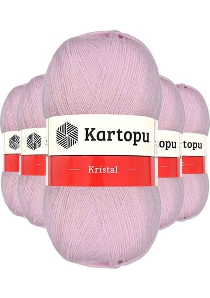 Mudanis 5 Adet Kristal Çift Katlı El Örgü Lif Ipi Açık Pembe Fiyatı