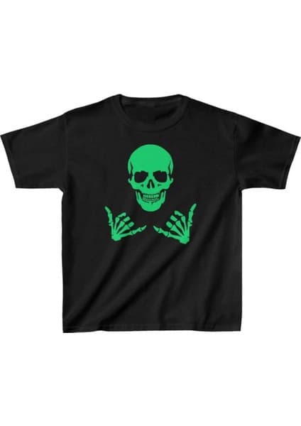 Tarz Yeri Unisex Çocuk Baskılı T-Shirt -