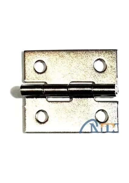 Mudanis Tavla Menteşesi 3cm, No:1/4 - Nikel, 120 Adet Çok