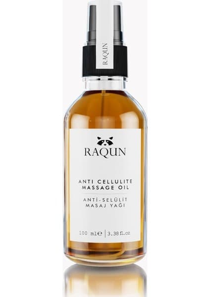 Raqun Anti Selülit Masaj Yağı 100ML %100 Doğal