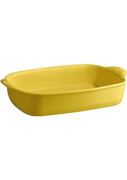 Mey İthalat Emile Henry Fırın Kabı Dikdörtgen 36 x 23,5 cm Mat Sarı/provence