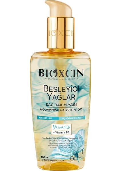 OEM Besleyici Saç Bakım Yağı 150 ml – 9 Çiçek Yağı, B5 Vitamini ve Biocomplex B11 ile Kuru ve