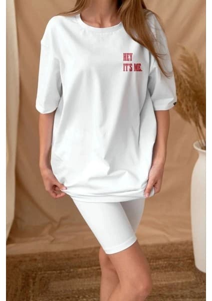 Tarz Yeri Kadın Baskılı T-Shirt Kısa Kol Bisiklet Yaka Fiyatı