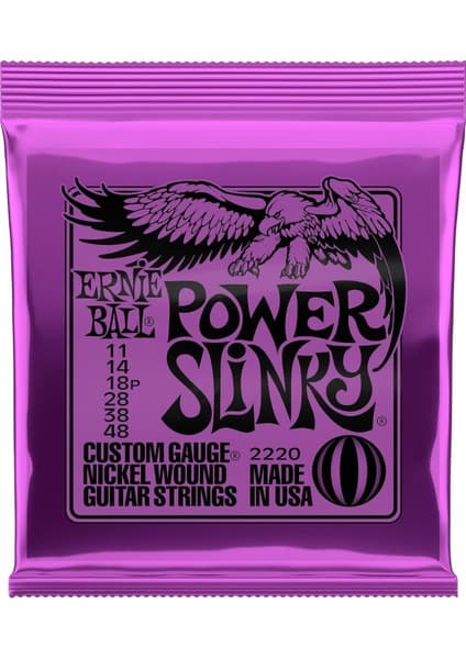 Ernie Ball Power Slinky Elektro Gitar Teli - Kalınlık