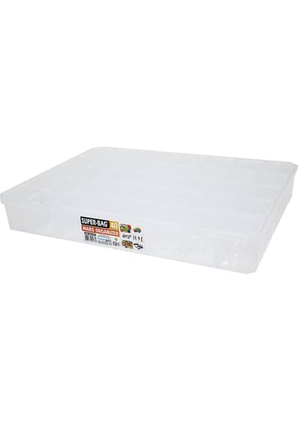 Akıllı Bayi Mars 40 Bölmeli Şeffaf Organizer Box