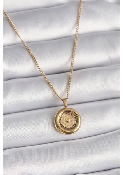 Clariss 316L Çelik Gold Renk Zincir Gold Altın Model Kadın