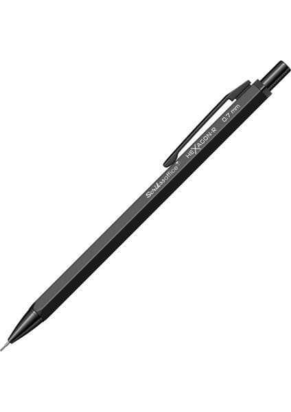 Scrikss Hexagonr Mekanik Kurşun Kalem Siyah 0.7