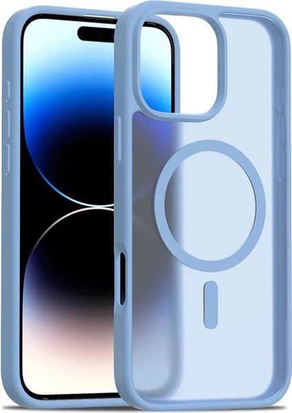 sbodurhome iPhone 16 Pro Max Jota Magsafe Kapak - Açık Mavi