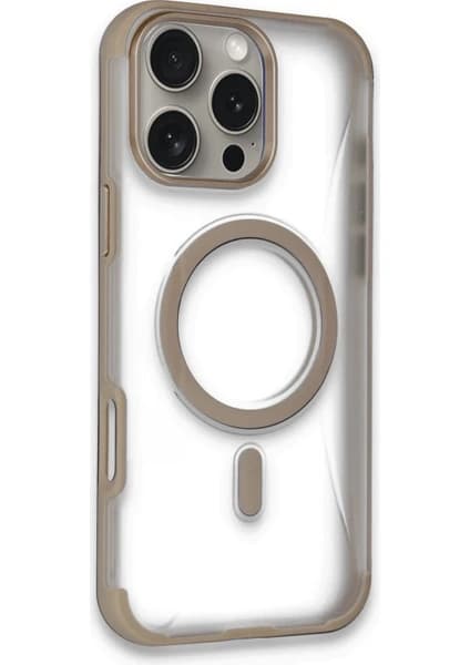 sbodurhome iPhone 16 Pro Hilton Magsafe Kapak - Gold