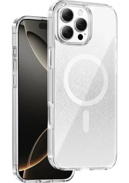 Techora Sale Mey Ithalat® iPhone 16 Pro Max Sora Simli Magsafe Kapak - Beyaz