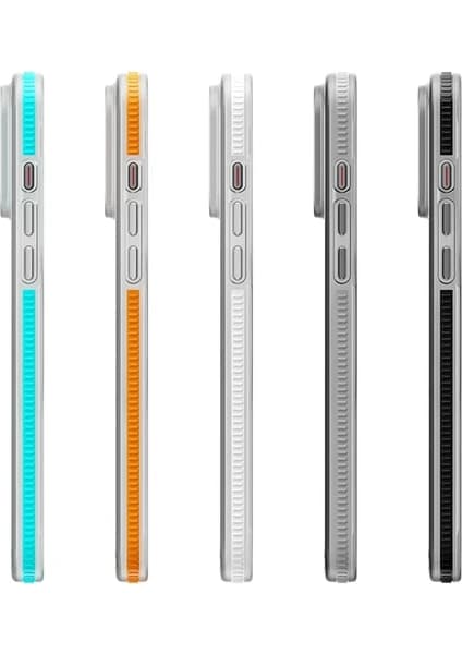 Techora Sale Mey Ithalat® iPhone 16 Pro Max Line Magsafe Kapak - Turuncu
