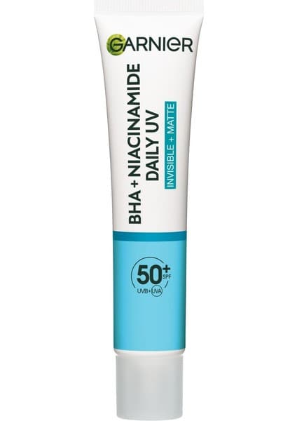 Garnier Saf ve Temiz Bha Niasinamid Günlük Güneş Koruyucu Fluid Yüz Kremi SPF50, 40
