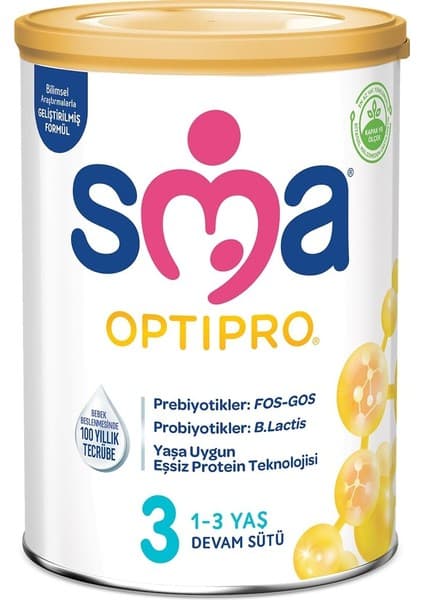 Sma Optipro 3 Devam Sütü (1-3 Yaş, 400