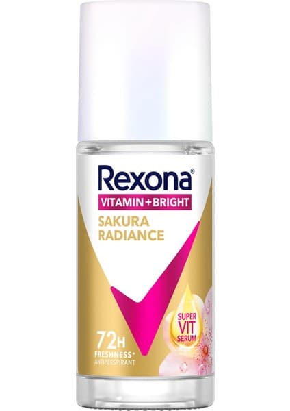 Rexona Vitamin Bright Kadın Roll On Deodorant Sakura Radiance 45