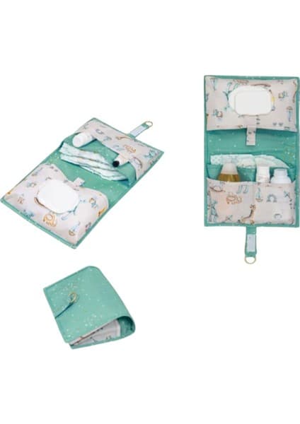 Wiforte Katlanabilir Bebek Bakım Çantası – 24×40 Cm, Hafif ve Fonksiyonel, Bebek Bezi Islak Mendil
