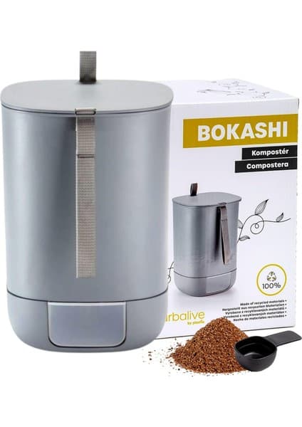 Bokashi Kova Başlangıç Seti 10,6 L - Geri Dönüştürülmüş Plastikten Tasarım Mutfak