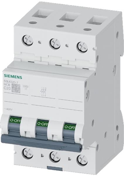 Siemens 5SL6320-7 - 20A 3 Kutup 6ka C Tipi Otomatik