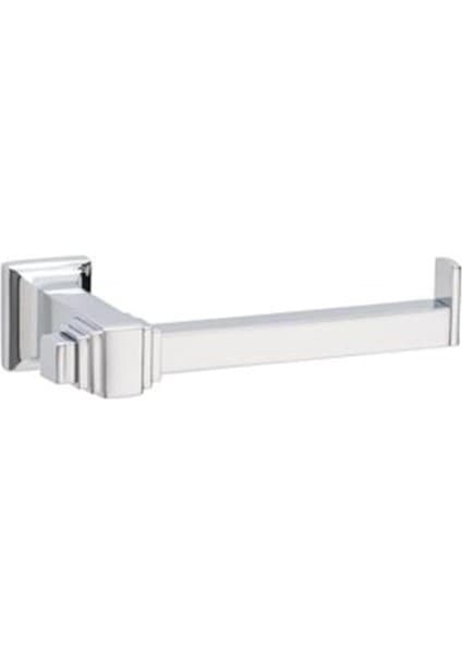Kubıc Tuvalet Kağıtlığı Krom Renk 44X76X156